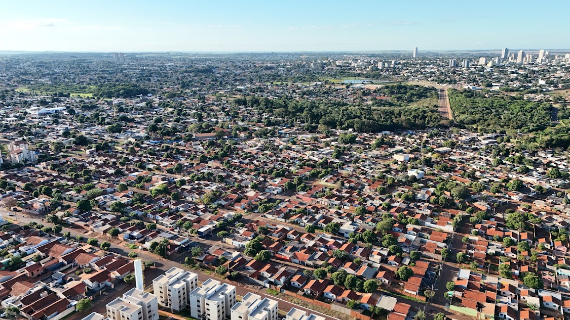 Vista aérea de Dourados